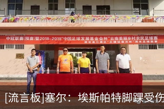 [流言板]塞尔：埃斯帕特脚踝受伤将缺阵两个月，待官方确认